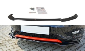 Splitter przedni V2 Ford Focus ST-Line MK3 FL (czarny połysk)