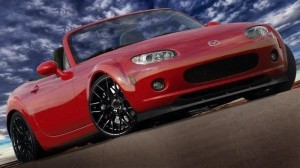 Splitter przedni Mazda MX-5 MK3 NC Przedlift (czarny mat)