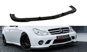 Splitter przedni Mercedes C-Class C219 - W204 AMG Look (czarny połysk)
