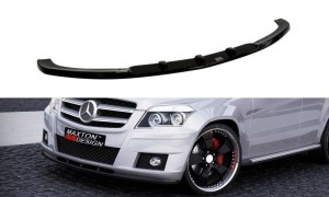 Splitter przedni Mercedes GLK W204 (do standardowego zderzaka) (czarny połysk)