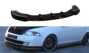 Splitter przedni Skoda Octavia MK2 (czarny połysk)