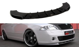 Splitter przedni Octavia II RS Przedlift (czarny połysk)