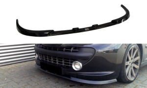 Splitter przedni Peugeot 207 Przedlift (czarny mat)