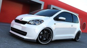 Splitter przedni Skoda Citigo (czarny połysk)