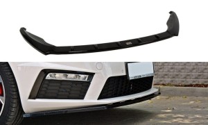 Splitter przedni V1 Skoda Octavia RS MK3 / MK3 Facelift (czarny połysk)