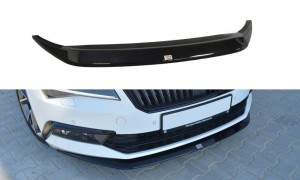 Splitter przedni Skoda Superb III V1 (carbon look)