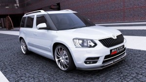 Splitter przedni Skoda Yeti City Polift (carbon look)