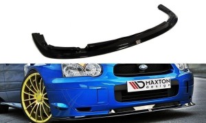 Splitter przedni Subaru Impreza MK2 WRX STI (Blobeye) (czarny połysk)