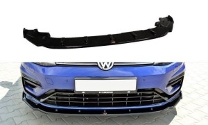 Splitter przedni Volkswagen Golf MK7 R Polift V1 (carbon look)