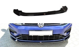 Splitter przedni Volkswagen Golf MK7 R Polift V3 (czarny połysk)