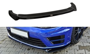 Splitter przedni Volkswagen Golf MK7 R V2 (czarny połysk)
