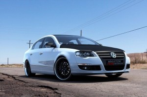 Splitter przedni Volkswagen Passat B6 (czarny połysk)