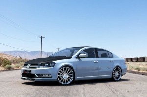 Splitter przedni Volkswagen Passat B7 (carbon look)