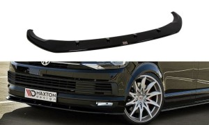 Splitter przedni Volkswagen T6 V1 (czarny połysk)