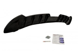 Splitter tylny Seat Ibiza IV SC Przedlift ( z poprzeczkami ) (carbon look)