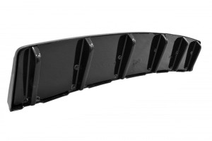 Splitter tylny srodkowy Audi S6 C7 Avant (z dyfuzorem) (czarny mat)
