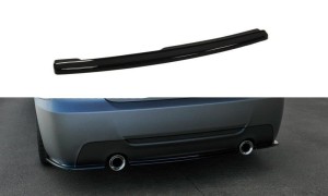 Splitter tylny srodkowy BMW 3 E92 M-Pack (czarny mat)