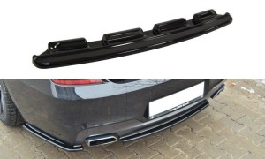 Splitter tylny srodkowy BMW 6 Gran Coupe M-Pack (bez dyfuzora) (czarny mat)