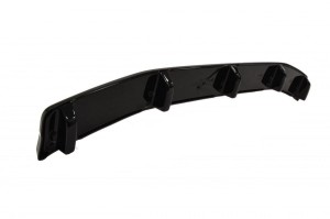 Splitter tylny srodkowy Mazda 3 MK2 MPS (z dyfuzorem) (czarny połysk)