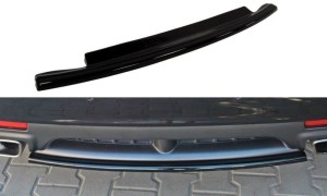 Splitter tylny srodkowy Saab 9-3 Turbo X (czarny mat)