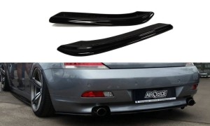 Splittery tylne boczne BMW 6 E63 / E64 Przedlift (carbon look)