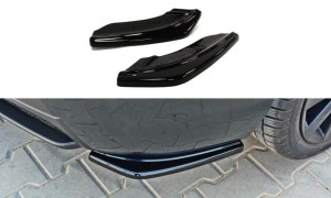 Splittery tylne boczne Mazda 3 MPS MK1 Przedlift (czarny połysk)