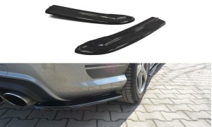 Splittery tylne boczne Mercedes C-Class W204 63AMG / AMG-Line (czarny mat)