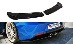 Splittery tylne boczne Volkswagen Golf MK6 R (czarny połysk)