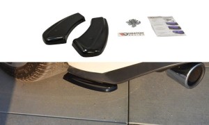 Splittery tylne boczne Volkswagen Golf MK7 GTI Polift (czarny mat)