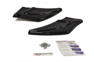 Splittery tylne boczne Volkswagen Golf MK7 R V2 (czarny mat)