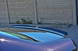 Przedłużenie spojlera Saab 9-3 Turbo X (czarny połysk)