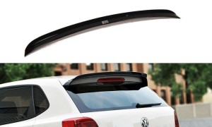 Przedłużenie spojlera Volkswagen Polo MK5 GTI Polift (czarny mat)