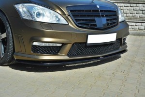 Splitter przedni Mercedes S-Class W221 AMG (carbon look)