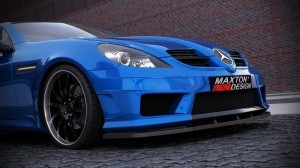Splitter przedni Mercedes SLK R171 (do ME-SLK-R171-AMG172-F1) (carbon look)
