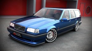 Splitter przedni Volvo 850 R (czarny połysk)