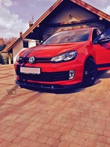 Splitter przedni Volkswagen Golf MK6 GTI 35th (czarny mat)