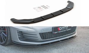 Splitter przedni V1 Volkswagen Golf MK7 GTI (czarny połysk)