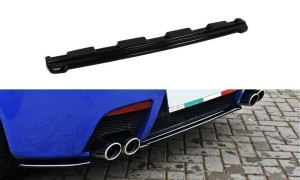 Splitter tylny srodkowy Alfa Romeo 147 GTA (bez dyfuzora) (czarny mat)