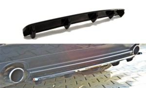 Splitter tylny srodkowy Alfa Romeo 159 (z dyfuzorem) (czarny połysk)