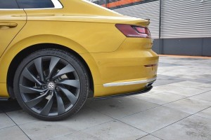 Splittery tylne boczne Volkswagen Arteon (czarny mat)