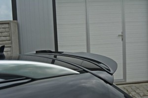 Przedłużenie spojlera Audi S4 / A4 S-Line B7 Avant (czarny mat)