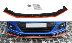 Przedni splitter V4 Subaru BRZ Polift (czarny połysk)