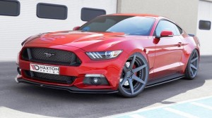 Przedni splitter V1 Ford Mustang MK6 (carbon look)