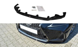 Splitter przedni V1 Lexus IS MK3 Polift F-Sport (czarny połysk)