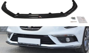 Splitter przedni V1 Renault Megane MK4 Hatchback (czarny mat)
