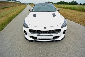Splitter przedni V2 Kia Stinger GT (czarny połysk)