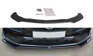 Splitter przedni V2 Mercedes CLA A45 AMG C117 Polift (czarny połysk)