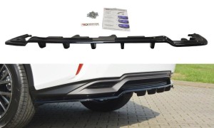 Splitter tylny srodkowy Lexus RX MK4 H (z dyfuzorem) (czarny połysk)