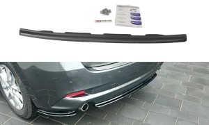 Splitter tylny srodkowy Mazda 3 BM (MK3) Polift (bez dyfuzora) (carbon look)