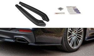 Splittery tylne BMW 5 G30/ G31 M-Pack (czarny mat)